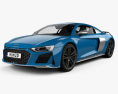 Audi R8 V10 クーペ HQインテリアと 2022 3Dモデル