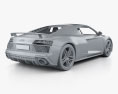 Audi R8 V10 쿠페 인테리어 가 있는 2022 3D 모델 