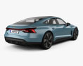 Audi e-tron GT 2024 3Dモデル 後ろ姿
