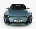 Audi e-tron GT 2024 3D模型 正面图