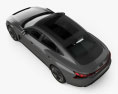 Audi e-tron GT RS 2024 3D模型 顶视图