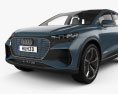 Audi Q4 e-tron Concept con interni 2020 Modello 3D