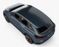 Audi Q4 e-tron 컨셉트 카 인테리어 가 있는 2020 3D 모델  top view