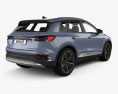 Audi Q4 e-tron S-line 2020 3D模型 后视图
