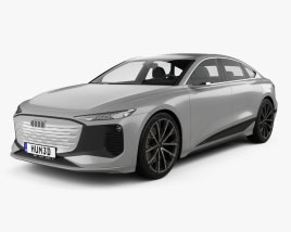 3D model of Audi A6 e-tron 2022