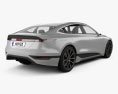 Audi A6 e-tron 2022 3D 모델  back view
