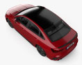 Audi S3 Edition One Berlina 2023 Modello 3D vista dall'alto