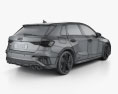 Audi S3 Edition One sportback 2023 3D 모델 