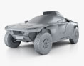 Audi RS Q e-tron Dakar Rally 2022 3d model clay render