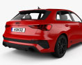 Audi RS3 sportback 2024 3D 모델 