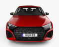 Audi RS3 sportback 2024 3D模型 正面图