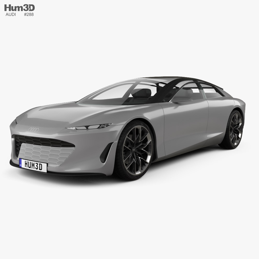 Audi Grandsphere 2022 3D 모델 