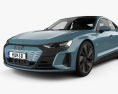 Audi e-tron GT mit Innenraum 2024 3D-Modell