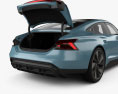 Audi e-tron GT с детальным интерьером 2024 3D модель