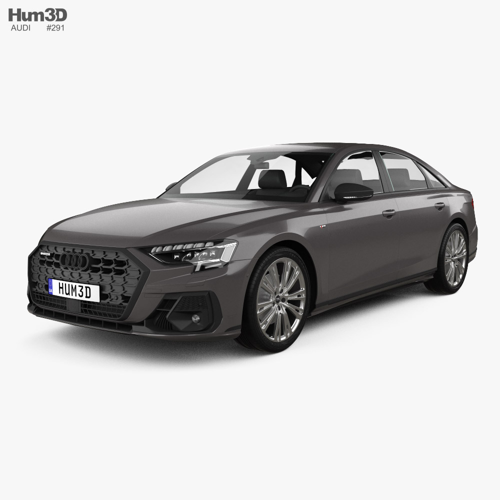 Audi A8 S Line 2024 3D model