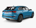 Audi e-tron US-spec 2022 3D模型 后视图