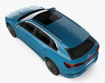 Audi e-tron US-spec 2022 3D-Modell Draufsicht
