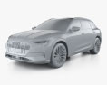 Audi e-tron US-spec 2022 3Dモデル clay render