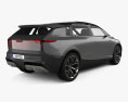 Audi Urbansphere 2023 3D-Modell Rückansicht