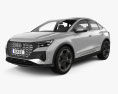 Audi Q4 e-tron Sportback S-line 2024 3D模型