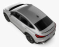 Audi Q4 e-tron Sportback S-line 2024 Modello 3D vista dall'alto