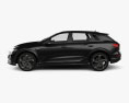 Audi SQ8 e-tron 2024 Modello 3D vista laterale