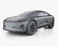 Audi Activesphere 2024 3D-Modell wire render