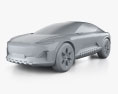 Audi Activesphere 2024 3Dモデル clay render