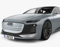 Audi A6 Avant e-tron 2024 3D 모델 