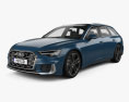 Audi S6 avant 2024 3D模型