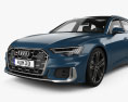 Audi S6 avant 2024 3D 모델 