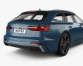 Audi S6 avant 2024 3D 모델 