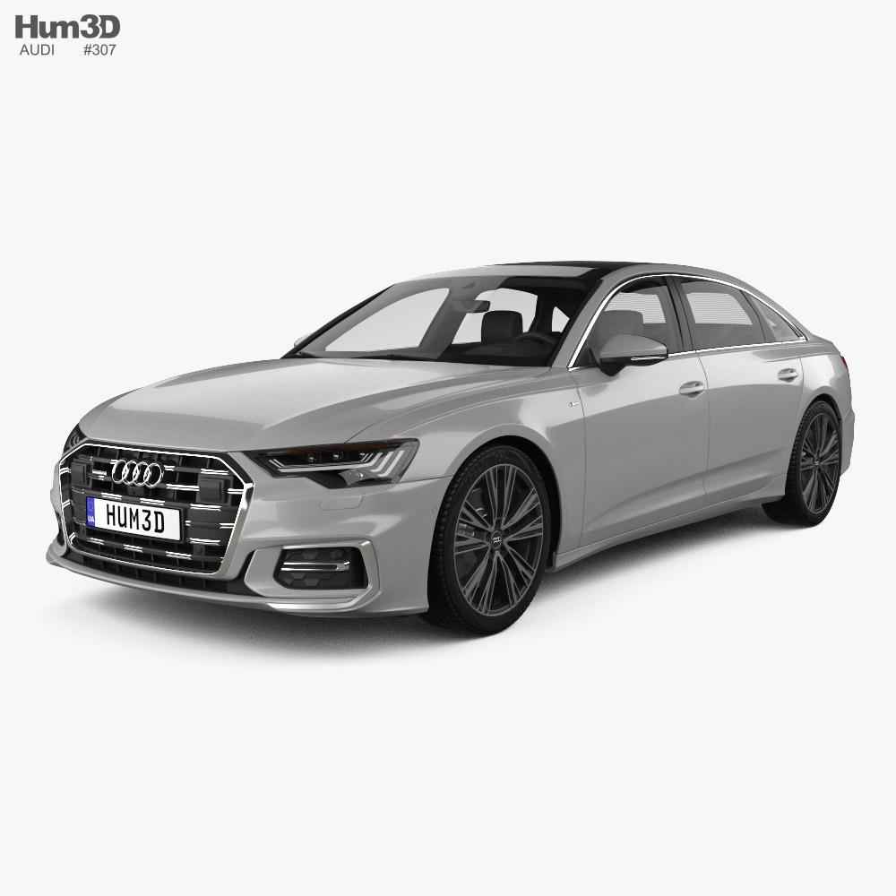 Audi A6 L sedan S-Line CN-spec 2024 3D модель