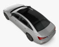 Audi A6 L sedan S-Line CN-spec 2024 3D-Modell Draufsicht