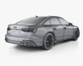 Audi A6 세단 S-Line 2023 3D 모델 