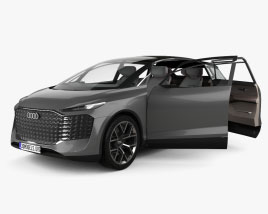 Audi Urbansphere avec Intérieur 2023 Modèle 3D