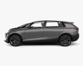Audi Urbansphere с детальным интерьером 2023 3D модель side view