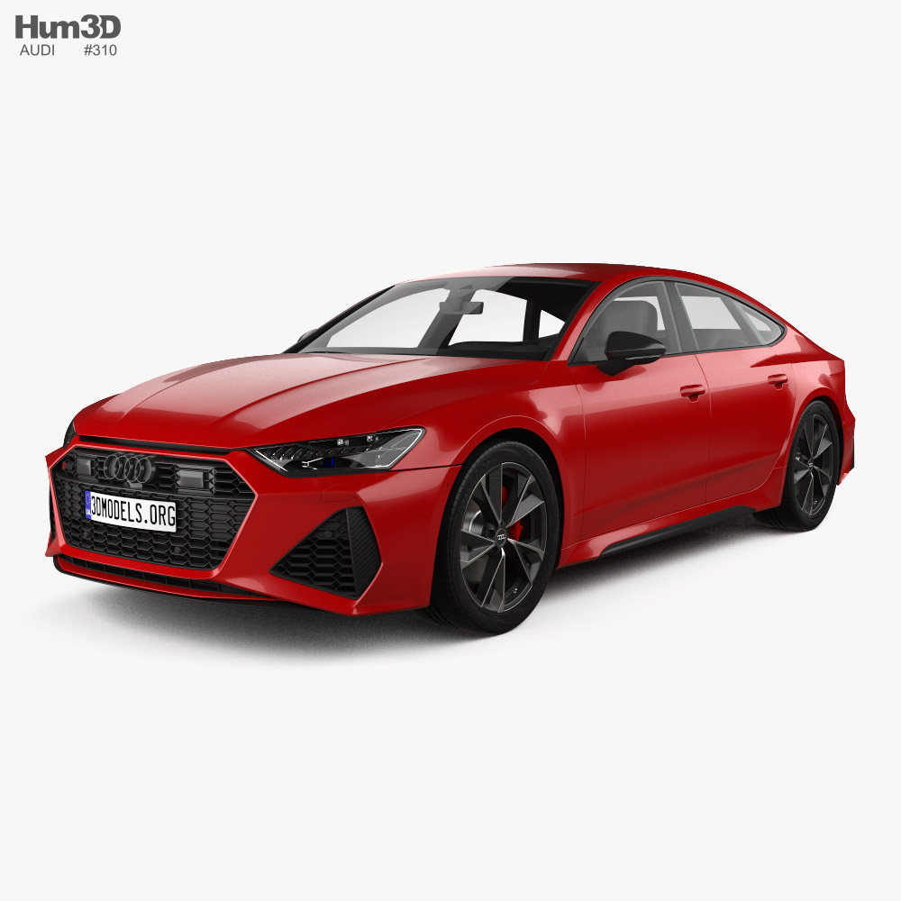 Audi RS7 2020 3D 모델 