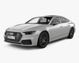 Audi S7 2020 3D模型