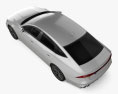 Audi S7 2020 3d model top view