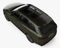 Audi SQ7 2024 3D模型 顶视图