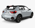 Audi A1 Allstreet 2022 Modello 3D vista posteriore