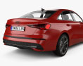 Audi A3 sedan 2024 3D 모델 