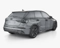 Audi A3 sportback 2024 3Dモデル