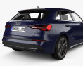 Audi A3 sportback 2024 Modello 3D