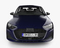 Audi A3 sportback 2024 3D模型 正面图