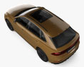 Audi Q8 S line 2023 3D-Modell Draufsicht