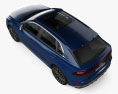 Audi SQ8 2023 3D模型 顶视图