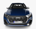 Audi SQ8 2023 Modelo 3D vista frontal