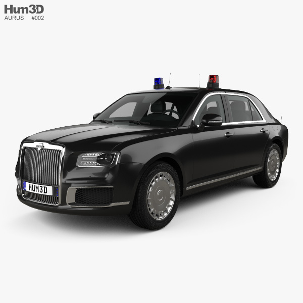 Aurus Senat Guard 轿车 2018 3D模型